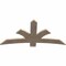 Ekena Millwork Davenport Smooth Timber Gable Bracket, Douglas Fir, 60"W x 30"H x 1 1/2"D x 5 1/2"F, 12/12 Pitch GBW060X30X0206DAV00SDF - alternate 2